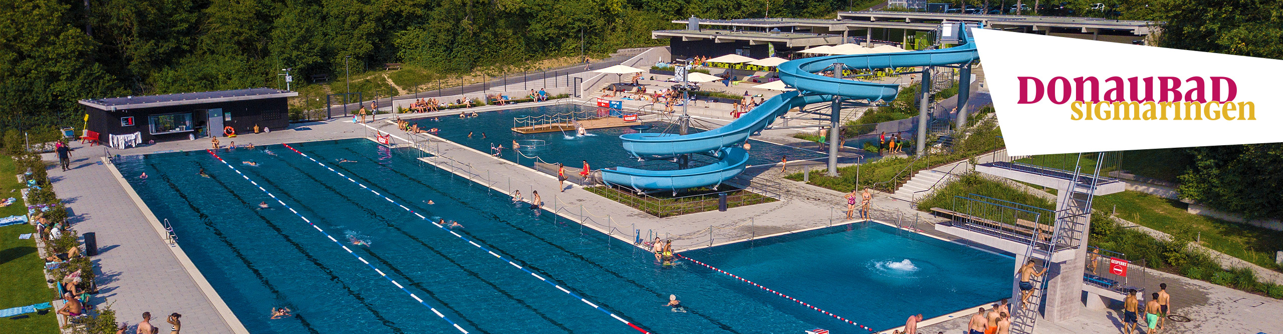 Donaubad Sigmaringen Luftbild