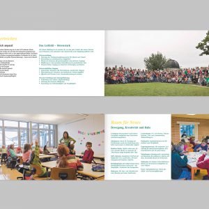 Ansichten der Schul-Broschüre aus dem Jahr 2013/2014
