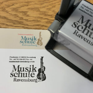 Musikschule Ravensburg Rollup Stempel