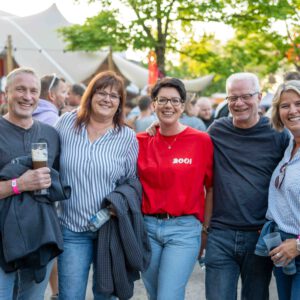 Bürgermeisterin Katja Liebmann und Gäste beim Jubiläumswochenende „200 Jahre Gemeinde Schlier“.