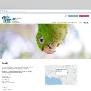 Die Kontakt-Seite des Tierschutzvereins Friedrichshafen und Umgebung e.V.