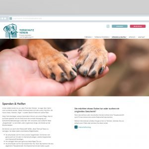 Unter der Rubrik „Spenden & Helfen“ sucht der Tierschutzverein Friedrichshafen und Umgebung e.V. Unterstützer für seine vielfältigen Aufgaben
