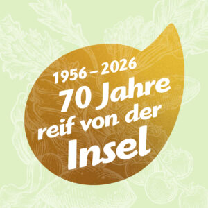 Jubiläumslogo zum 70-jährigen Bestehen von Reichenau Gemüse.