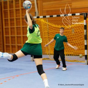 Handballtraining bei den Talent Days 2026