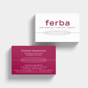 ferba – Visitenkarte