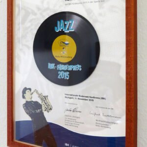IBK Förderpreis Jazz 2015 – Urkunde