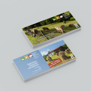 Bauernhaus-Museum Wolfegg – Einladungskarten zur Saisoneröffnung 2022