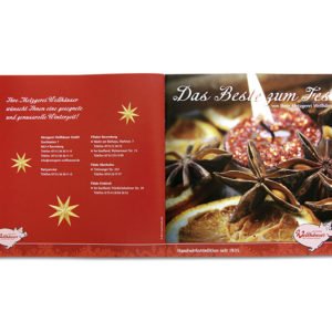 Weihnachtsfolder Umschlag